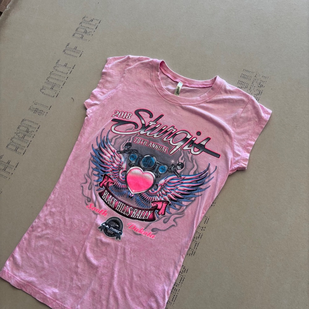 Y2K‎ Bubblegum Pink Sturgis T-shirt
